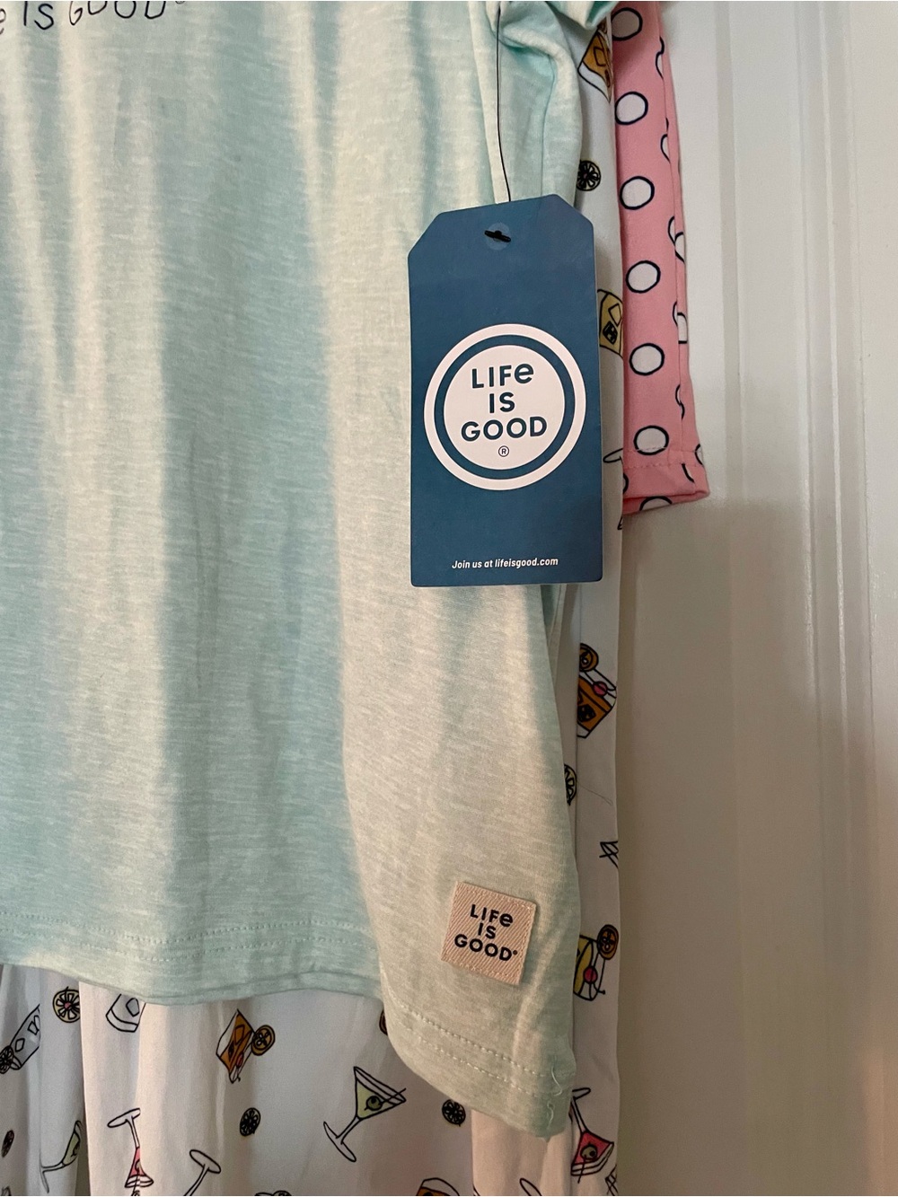 Life Is Good Women’s Cocktail themed 3 piece Pajama Set 🍸 - Picture 7 of 11